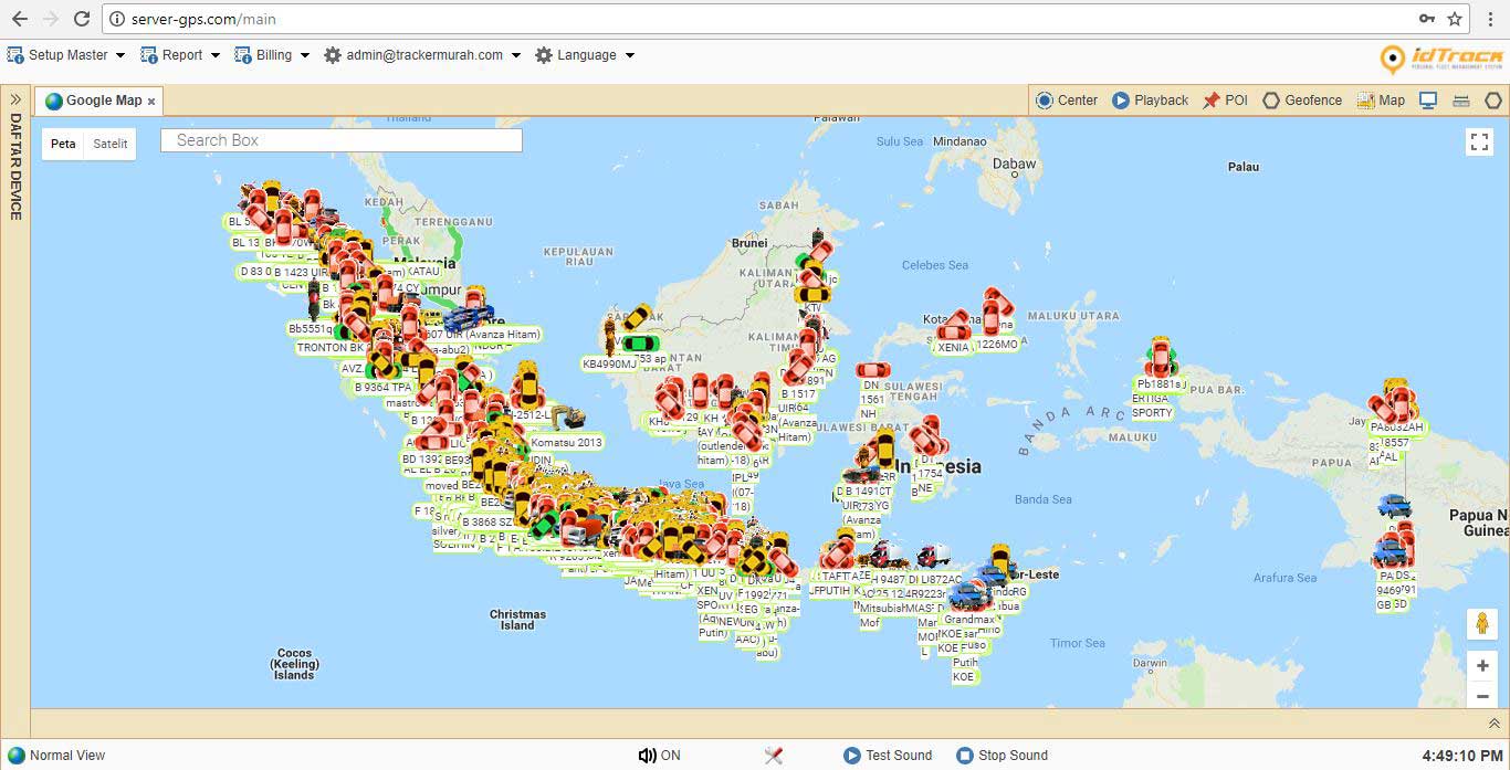 IDTRACK Penyedia Server GPS Tracker No.1 Di Indonesia 